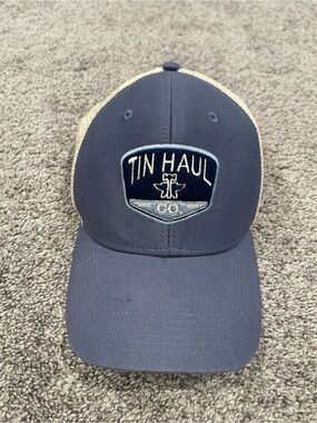 Tin Haul Co. Blue & Tan Trucker Style Baseball Hat (Ouray)
